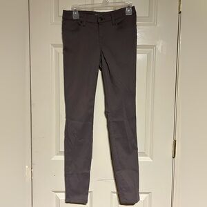 PrAna Grey Briann Stretch Nylon Skinny Pants Womens Size 2 UPF 50+ Performance